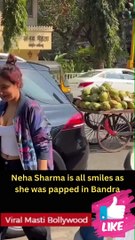 Neha Sharma is all smiles as she was papped in Bandra