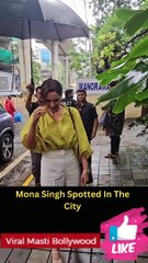 Munjya Actress Mona Singh Spotted in Town Viral Masti Bollywood