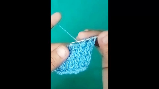 Great aidea Super Easy Tunisian knitting Model Crochetyarn Tunisian Stitch with Zahida