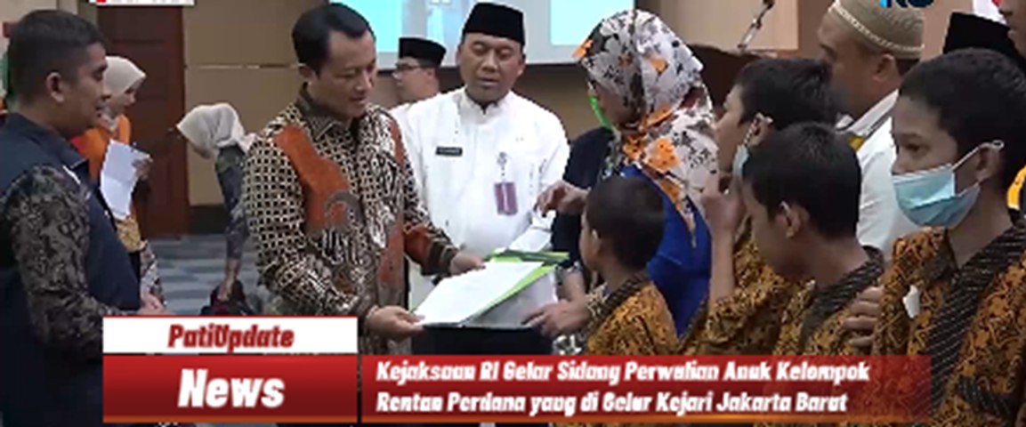 Kejaksaan RI Gelar Sidang Perwalian Anak Kelompok Rentan Perdana yang di Gelar Kejari Jakarta Barat