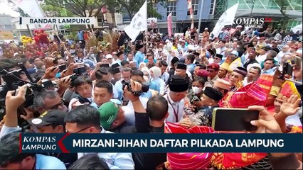 Diusung KIM Plus, Mirzani-Jihan Resmi Daftar Pilkada Lampung 2024