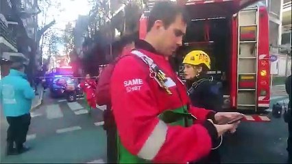 Se derrumbó una casa antigua en San Cristóbal