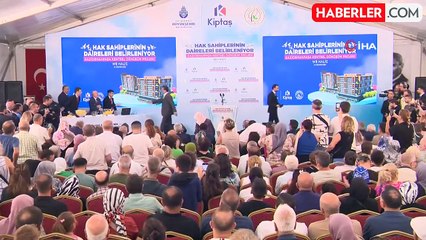 Gaziosmanpaşa'da 715 bağımsız birim kura çekimi sonucunda hak sahipleriyle buluştu
