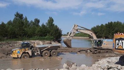 Rénovation des seuils de la Durance