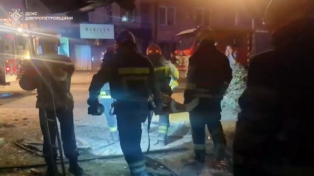 Segunda noche consecutiva de bombardeos rusos en Ucrania