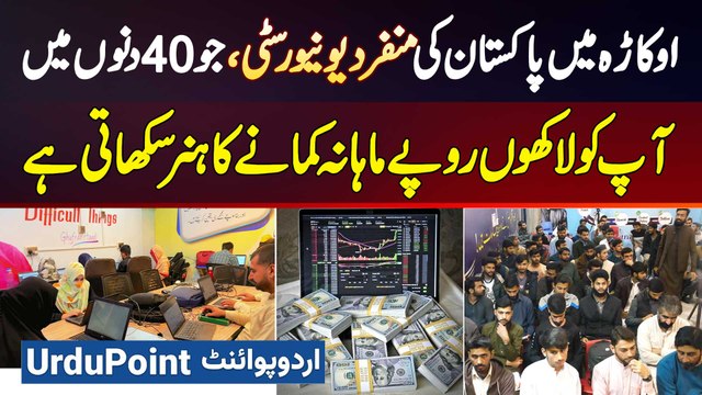 Okara Ki Unique University Meta Achievers Jo 40 Days Me Laakhon Monthly Kamane Ke Skills Sikhati Hai