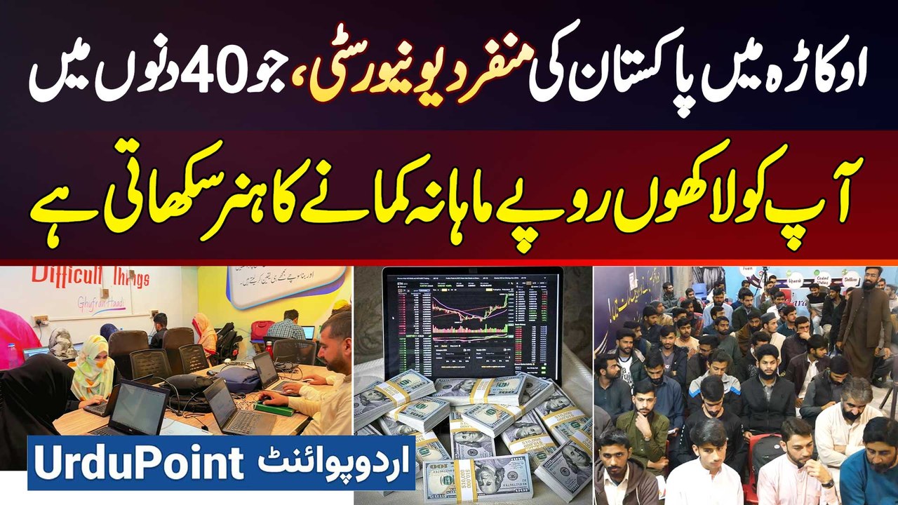 Okara Ki Unique University Meta Achievers Jo 40 Days Me Laakhon Monthly Kamane Ke Skills Sikhati Hai