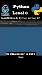 Apprendre à coder en python, installation de python