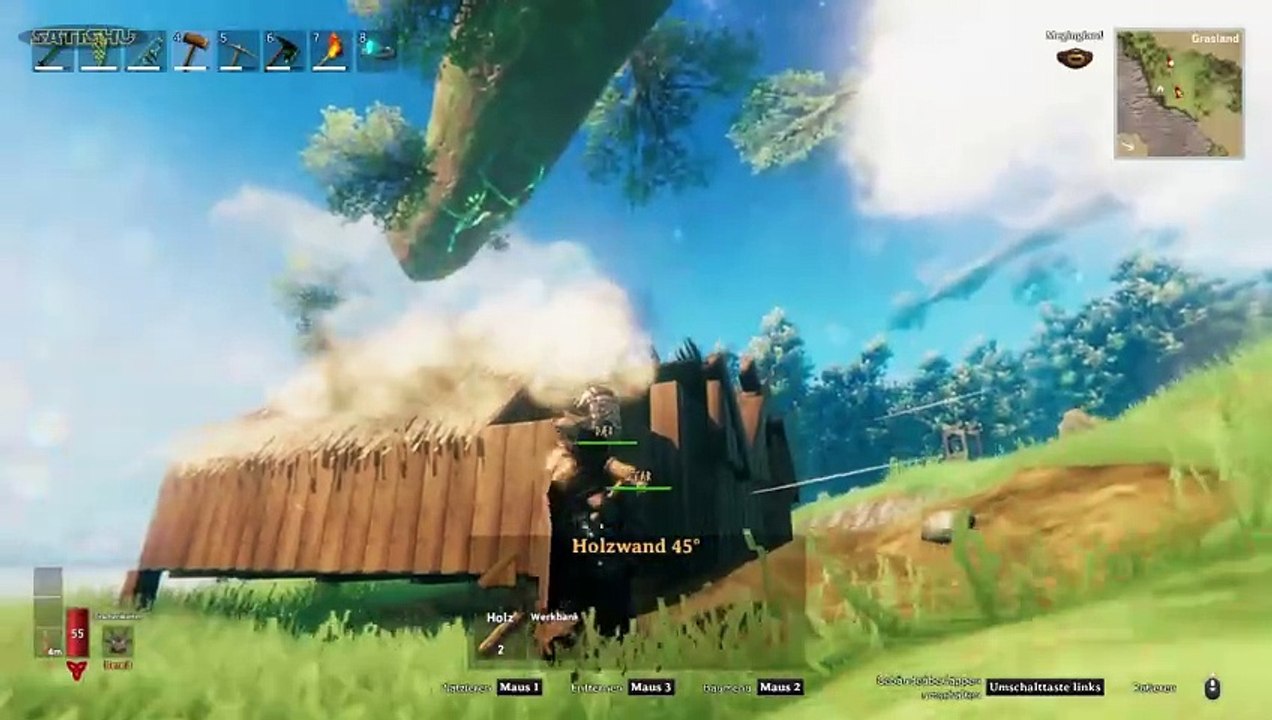 Jede Basis beginnt mit einer Hütte. | Valheim | Ep. 10