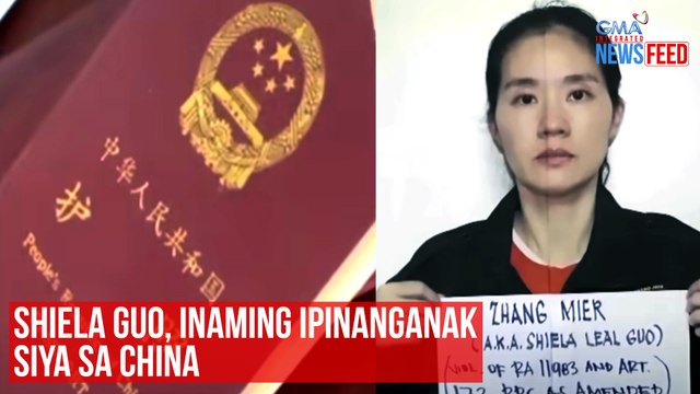 Shiela Guo, inaming ipinanganak siya sa China | GMA Integrated Newsfeed