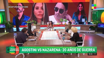 Daniel Agostini vs. Nazarena Vélez: 20 años de guerra