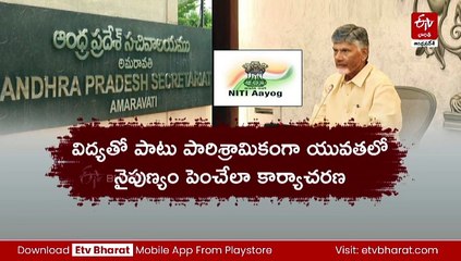 నీతి ఆయోగ్ ప్రతినిధులతో సీఎం చంద్రబాబు