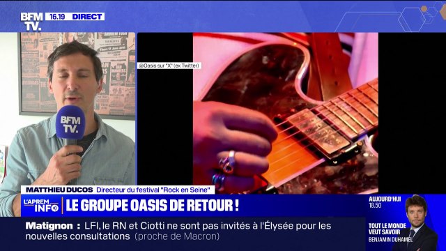 Oasis de retour: Si on sent que c'est possible, on fera tout pour les accueillir , assure Matthieu Ducos, directeur du festival Rock en Seine