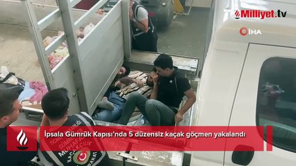 Şok görüntü! Avrupa'ya kaçmak için canlarını hiçe saydılar
