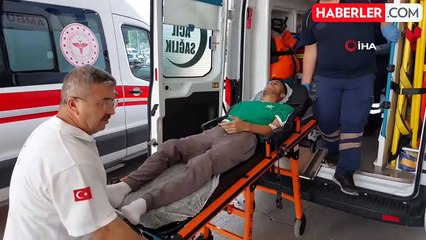 Tıraş olmak isterken elektrik akımına kapıldı