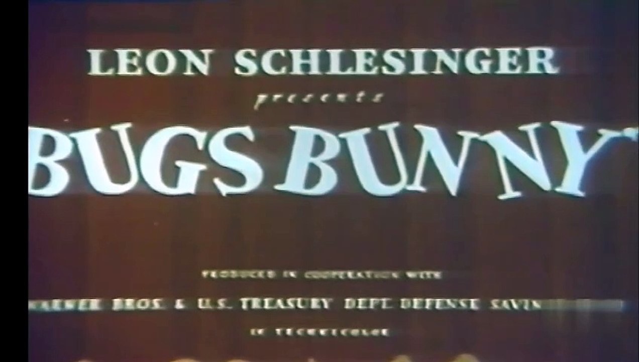 Bugs Bunny - For Defense Buy US Savings Bonds And Stamps