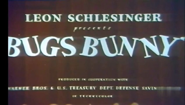 Bugs Bunny - For Defense Buy US Savings Bonds And Stamps