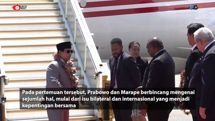Prabowo Kunjungi PM Papua Nugini James Marape