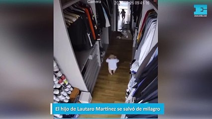 El hijo de Lautaro Martínez se salvó de milagro