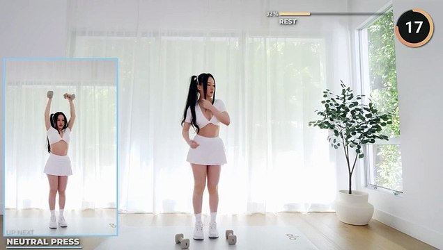 Sexy Back, Shoulders & Arms Workout - 20 min with dumbbells