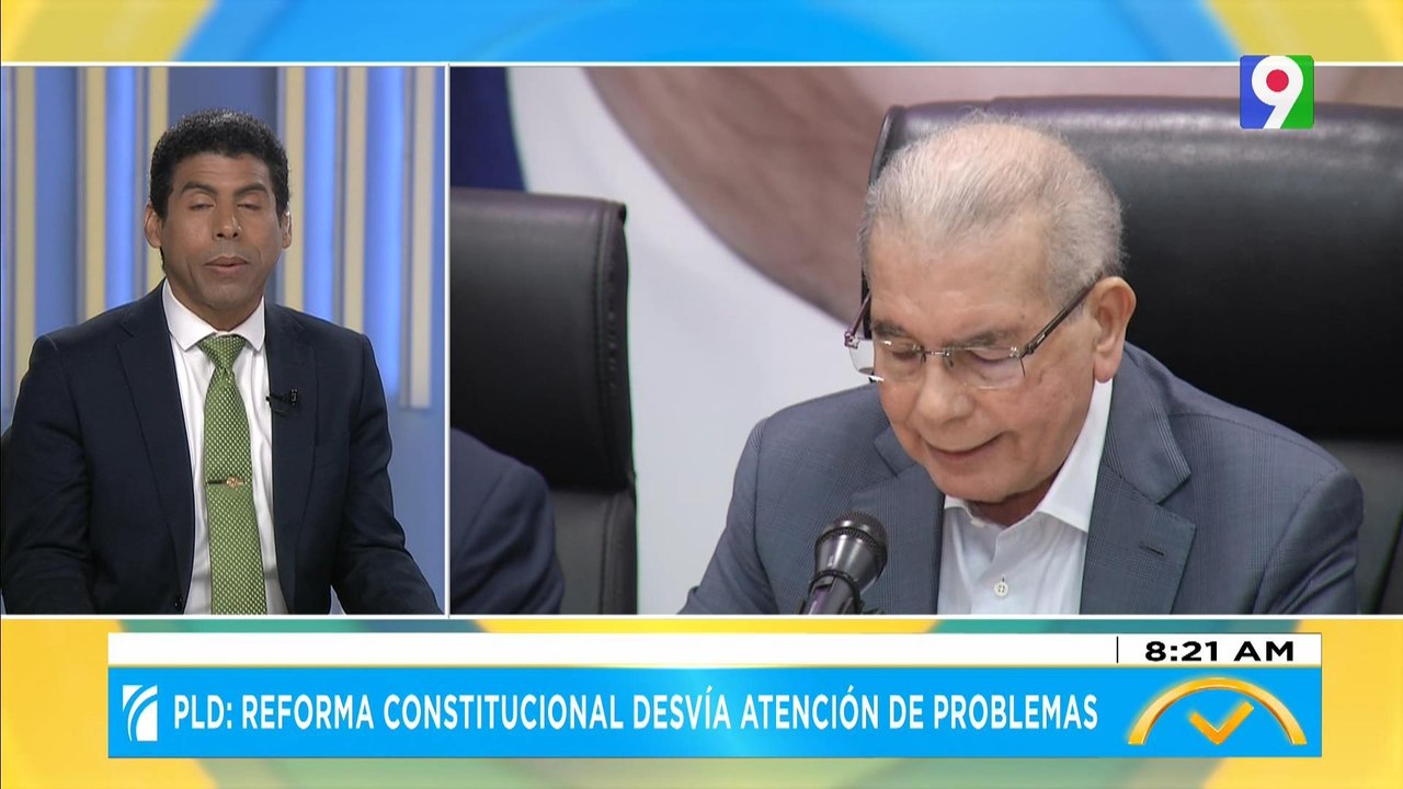 PLD: Reforma constitucional desvía atención de problemas | El Despertador