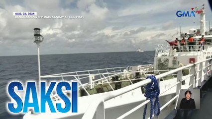 Supply ng pagkain sa BRP Teresa Magbanua, kritikal na, ayon sa PCG; 40 barko ng China, humarang sa resupply mission kahapon | Saksi