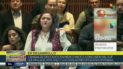 Santana: la reforma pretende que el poder judicial sea electo por el pueblo