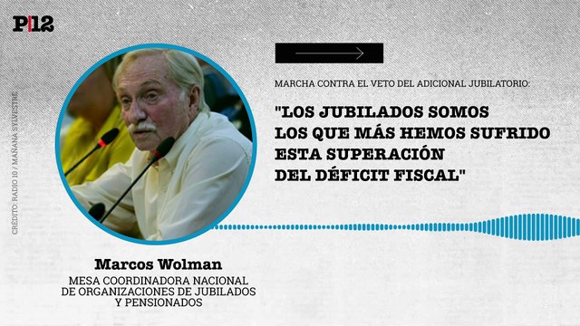 La MCN de Jubilados y Pensionados convoca a una movilización contra el veto de Milei