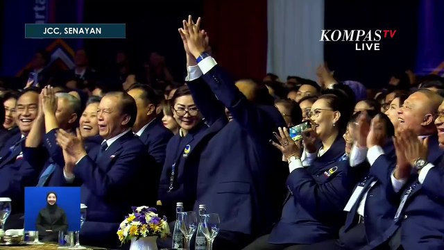 [FULL] Pidato Prabowo Subianto di Penutupan Kongres III NasDem: Mas Brewok yang Saya Hormati