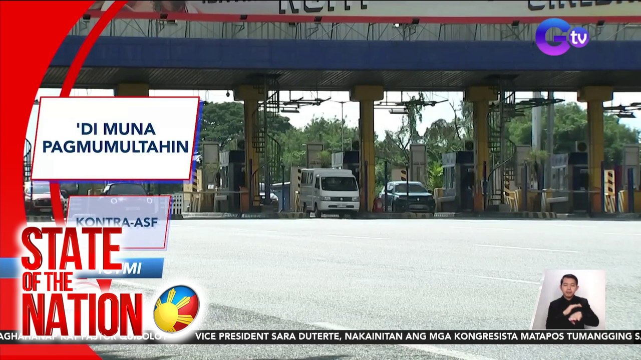 Paniningil ng multa sa mga daraan sa expressway na walang RFID o kulang ang load, ipinagpaliban sa Oct. 1 | SONA