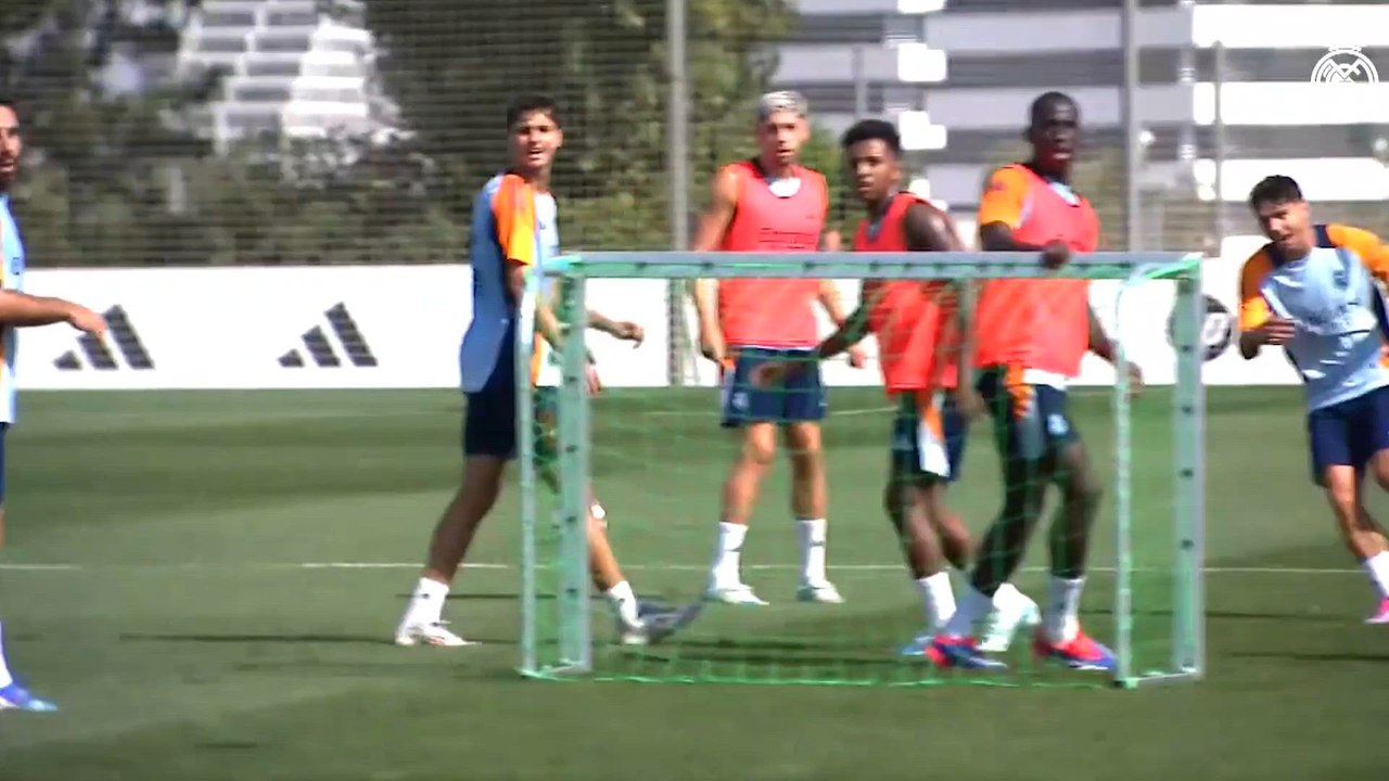 Mbappé and Rodrygo ignite Real Madrid training with flawless chemistry and Ronaldo’s iconic celebration
