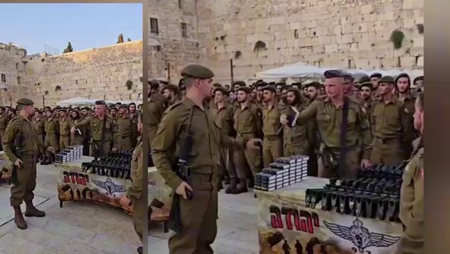 IDF ¦ The Only Soldiers in the World that Pass out with the Rifle and the Tanakh or Torah