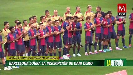 Barcelona logra la inscripción de Dani Olmo
