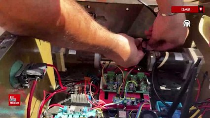 İzmir'de tarımsal insansız kara araçları TEKNOFEST için piste çıktı