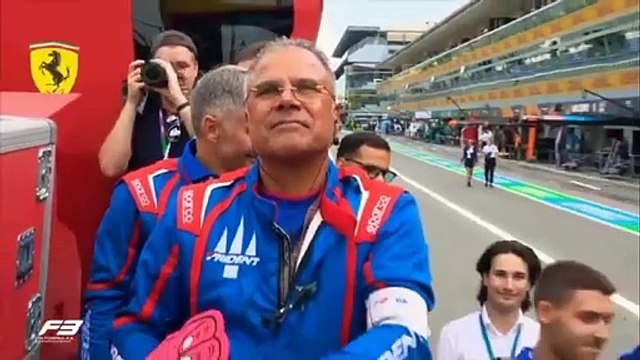 Franco Colapinto gano la carrera Sprint - Italia 2023 - Sonó el Himno Nacional Argentino (1)