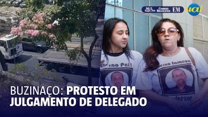 'Buzinaço' marca julgamento de delegado acusado de matar motorista em BH