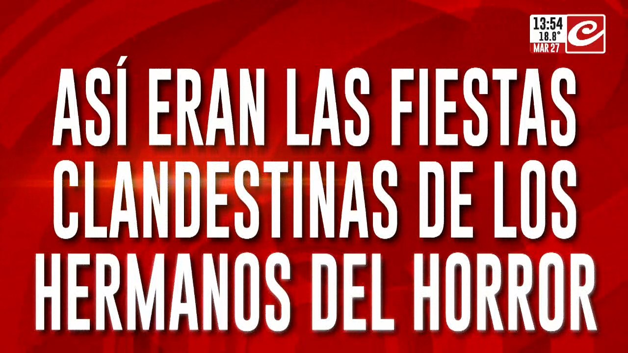 Así eran las fiestas clandestinas de los hermanos del horror