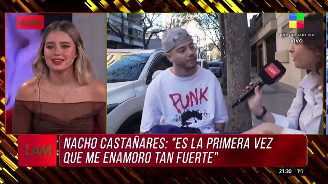 Nacho Castañares habló sobre Coti Romero: Es la primera vez que me enamoro tan fuete