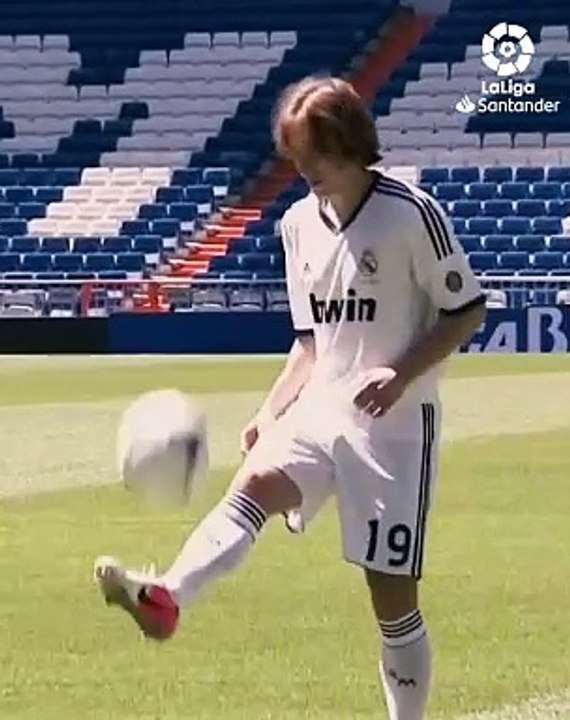 On this day, 12 years ago, Real Madrid signed a Croatian midfielder from Tottenham, Luka Modrić.  12 years later, Modrić is now the most decorated player in Real Madrid's history and club captain.