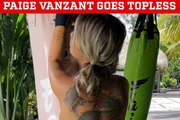 Paige VanZant sube la temperatura con una sesión de entrenamiento en topless