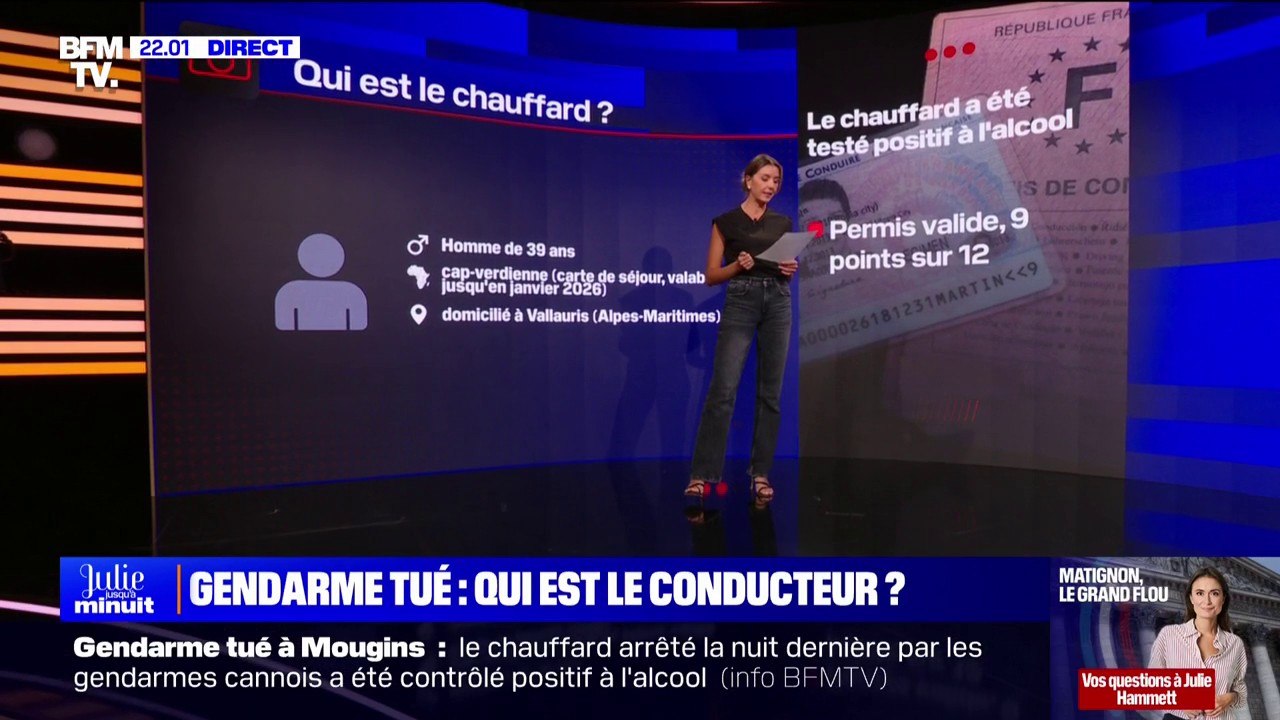 Gendarme tué près de Mougins: qui est le conducteur connu des services de police?