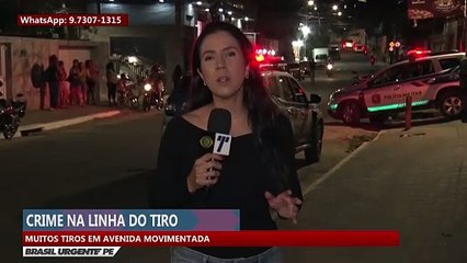 Crime na Linha do Tiro: muitos tiros em avenida movimentada