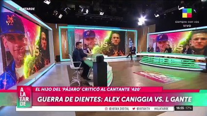  GUERRA DE DIENTES: ESCÁNDALO entre Alexander Caniggia vs. L-Gante