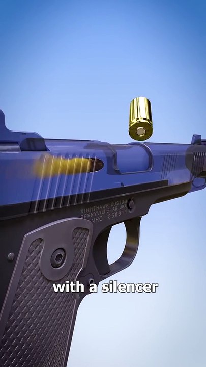How A Gun Silencer Actually Works  #science #sciencefiction #sciencefacts #scientist #foryoupageシ #fbreelsfypシ゚viralシ #foryou