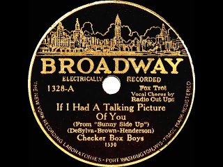 1929 Lou Gold - If I Had A Talking Picture Of You