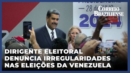 Download Video: Dirigente eleitoral opositor denuncia irregularidades nas eleições da Venezuela