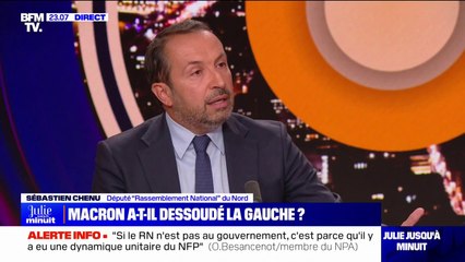 "Le pays est noyé sous les problèmes", assure Sébastien Chenu (RN)