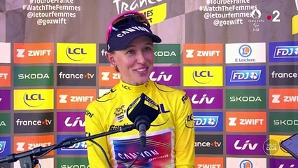 Étape 5 - Katarzyna Niewiadoma : Il fallait éviter les chutes et le chaos.