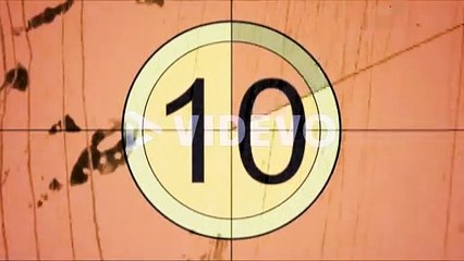 Motion retro film countdown in 80 and 90s style 17