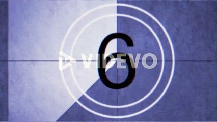 Motion retro film countdown in 80 and 90s style 11